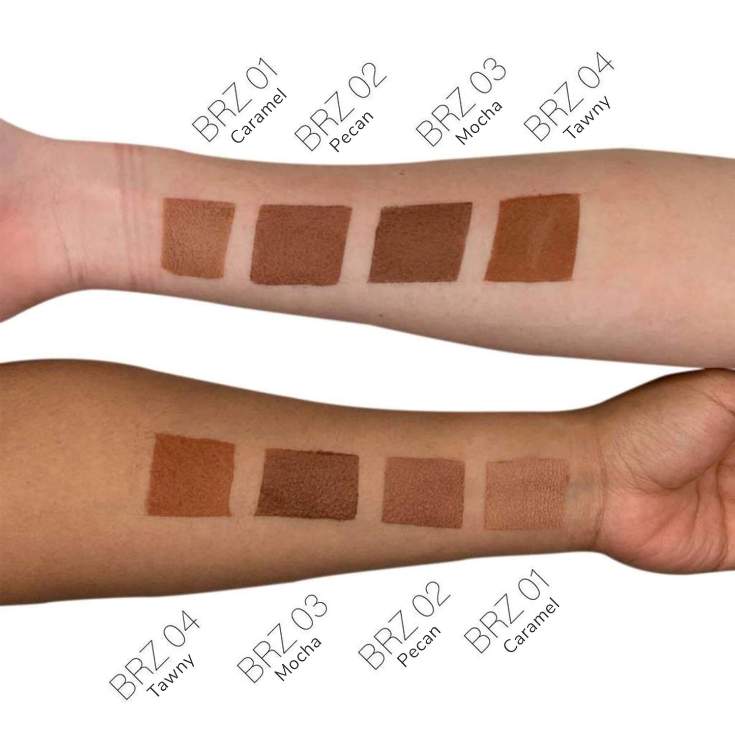 Tawny Natural Tan Bronzer for All Skin Tones | Matte Finish, Red & Brown Tones, Silky Smooth Texture
