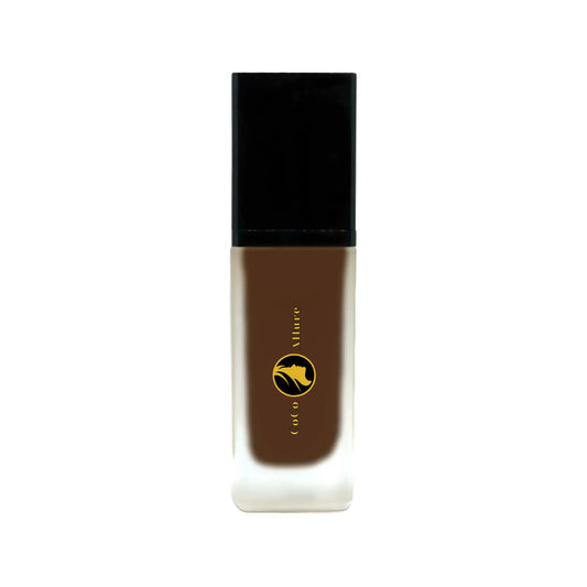 Velvet Espresso Glow Foundation for Natural Radiance | Medium to Full Buildable Coverage, Dewy Finish, Breathable & Healthy