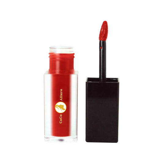 True Crimson Long-Lasting Matte Lip Stain | Buildable, High-Impact Color with Vitamin E for Soft Lips