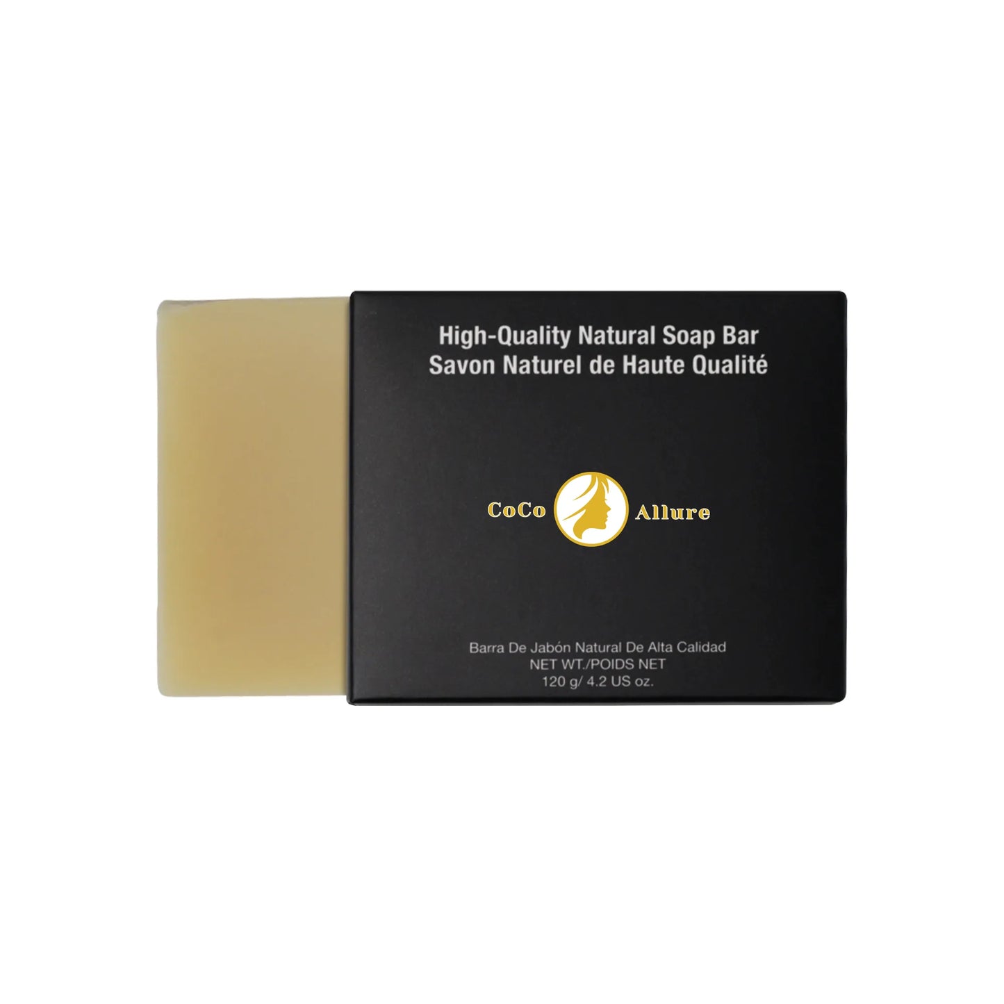 Natural Coconut Soap Bar | Hydrating with Shea Butter & Goat Milk for Dry, Damaged Skin