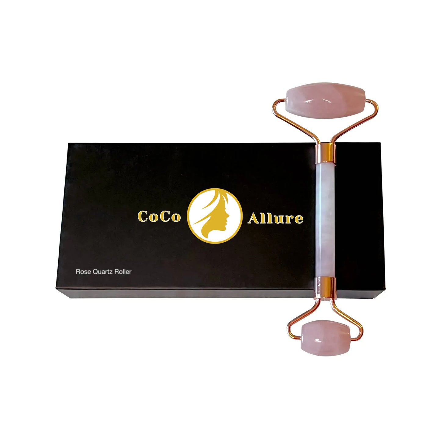 High-Impact Rose Quartz Roller – Reduce Puffiness, Fine Lines & Boost Circulation for Glowing Skin